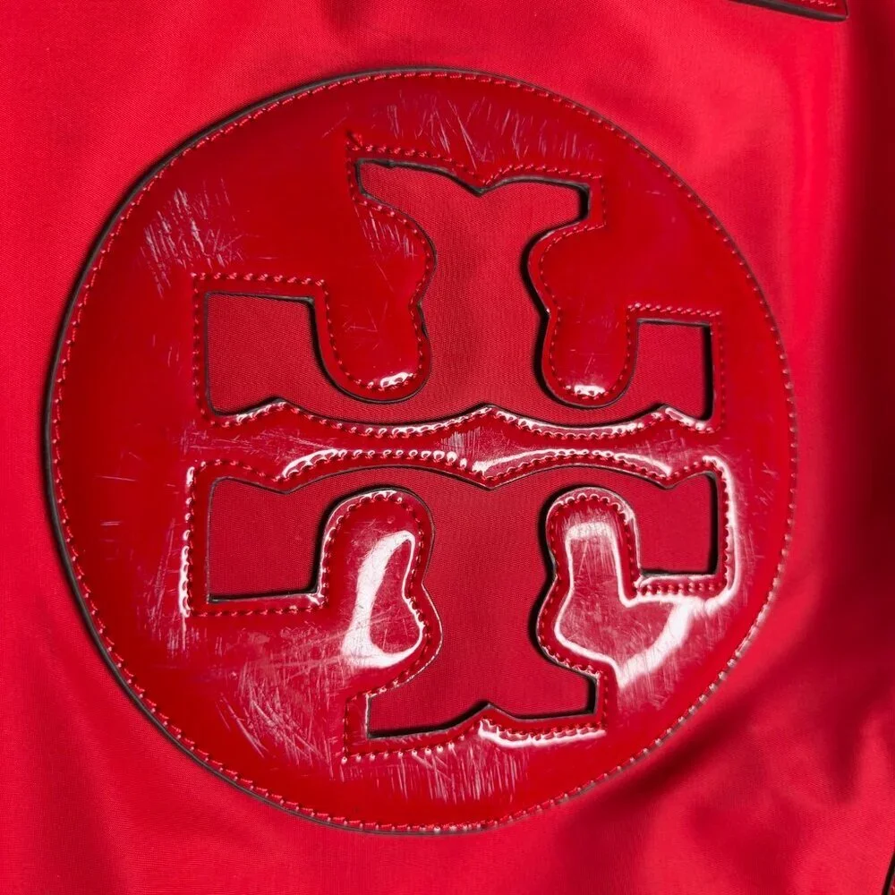 Tory Burch Women's Red Nylon‎ Shoulder Bag Ella